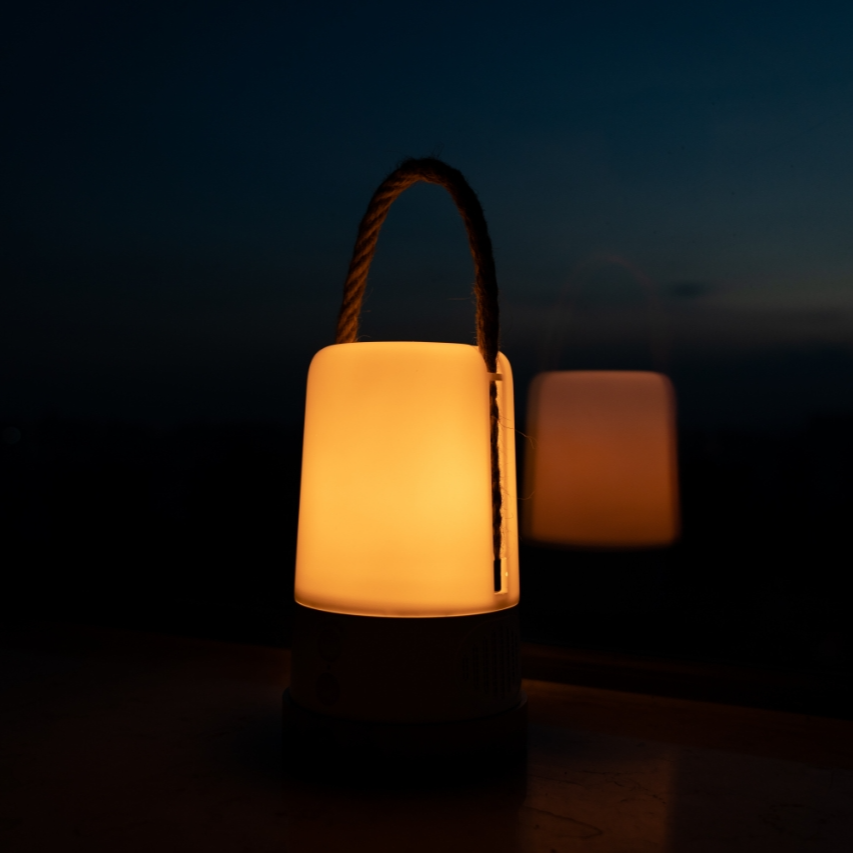 Jade Lantern w/ Bluetooth speaker